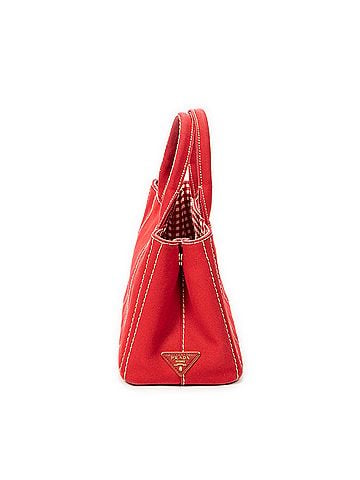 Prada Small Canapa Tote (view 2)