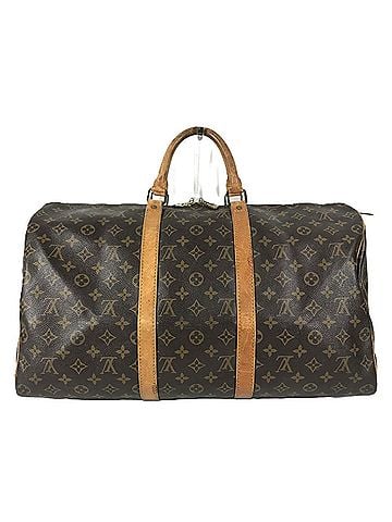Louis Vuitton LOUIS VUITTON M41426 Monogram Keepall 50 Travel Bag Handbag Boston Canvas Men's Women's Brown (view 1)