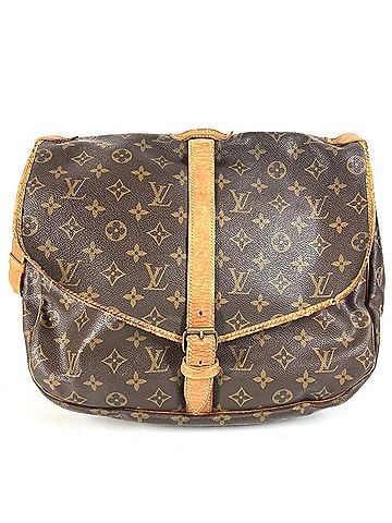 Louis Vuitton LOUIS VUITTON M42254 Monogram Saumur 35 Handbag, Crossbody Bag, Flap Shoulder Canvas, Men's, Women's, Brown (view 2)