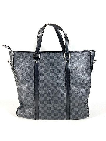 Louis Vuitton LOUIS VUITTON N51192 Damier Graphite Tadao Tote Bag, Vertical, Shoulder Canvas, Men's/Women's, Black (view 2)