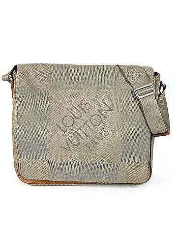 Louis Vuitton LOUIS VUITTON M93031 Damier Geant Messager Bag, Flap Shoulder Canvas, Men's/Women's, Sable Khaki (view 1)