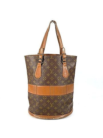 Louis Vuitton LOUIS VUITTON T42236 Monogram Bucket GM Bag USA Limited Edition Tote Handbag Canvas Women's Brown (view 1)