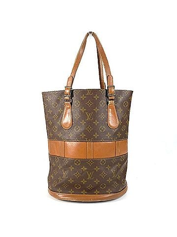 Louis Vuitton LOUIS VUITTON T42236 Monogram Bucket GM Bag USA Limited Edition Tote Handbag Canvas Women's Brown (view 2)
