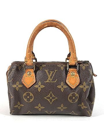 Louis Vuitton LOUIS VUITTON M41534 Monogram Mini Speedy Bag Boston Handbag Pouch Canvas Women's Brown (view 2)