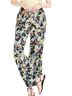 Nic + Zoe 100% Polyester Floral Blue Green Casual Pants Size XS - photo 1