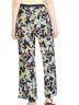 Nic + Zoe 100% Polyester Floral Blue Green Casual Pants Size XS - photo 2