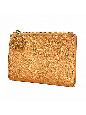 Louis Vuitton Louis Vuitton Monogram Empreinte Portefeuille Lisa Wallet M27487 Peach Women's (view 1)