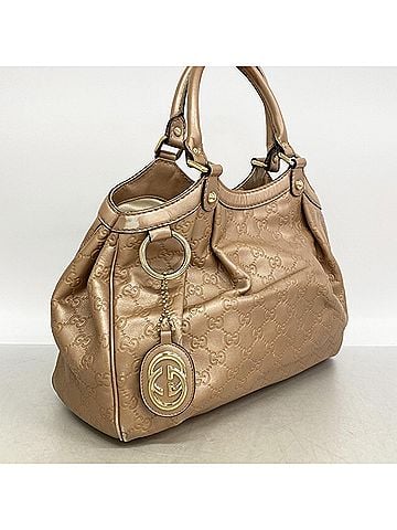 Gucci Gucci Tote Bag, Guccissima Sukey, 211944, Leather, Pink, Women's (view 2)
