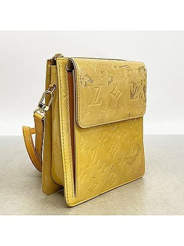 Louis Vuitton Louis Vuitton Vernis Mott Shoulder Bag M91136 Beige Women's (view 2)