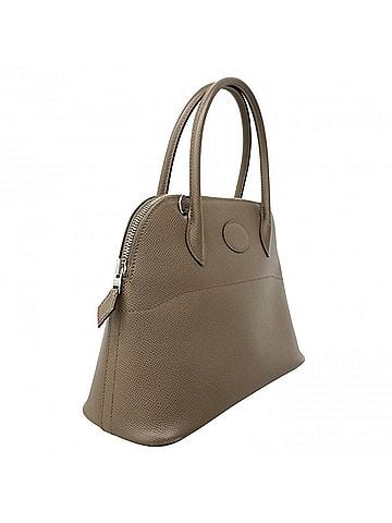Hermès Hermes Bolide 27 Handbag, Veau Epsom Leather, Etoupe, C Stamp, 2-way Bag for Women (view 2)