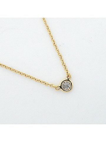 Tiffany & Co. Tiffany &amp; Co. By the Yard Necklace, 1PD (18K Yellow Gold) Diamond, Women's (view 2)
