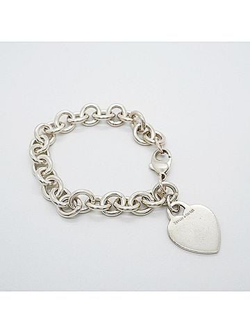 Tiffany & Co. Tiffany &amp; Co. Heart Tag Bracelet, Sterling Silver 925, Women's (view 2)