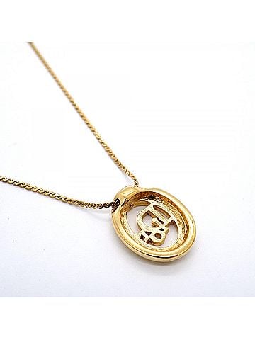 Christian Dior Christian Dior Necklace, GP Plated Gold, Women's (view 2)