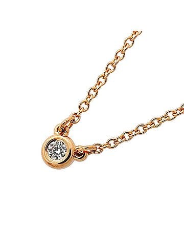 Tiffany & Co. Tiffany &amp; Co. By the Yard Necklace, 1PD (18K Pink Gold) Diamond, Women's (view 1)