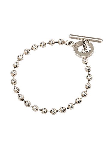 Gucci Gucci Ball Chain Bracelet T-Bar SV925 Silver Women's GUCCI (view 2)