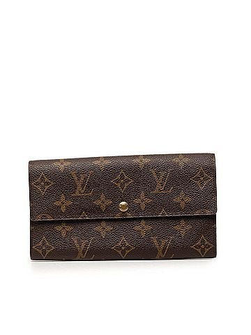 Louis Vuitton Louis Vuitton Monogram Pochette Porte Monnaie Credit Long Wallet M61723 Brown Women's LOUIS VUITTON (view 1)