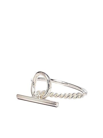 Hermès Hermes Croisette Bracelet, SV925 Silver, Women's (view 2)