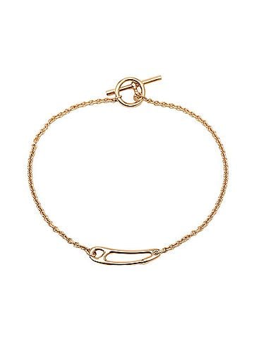 Hermès Hermes Chaine d'Ancre Mini Punk ST Bracelet 18KPG Pink Gold 750 Women's HERMES (view 1)