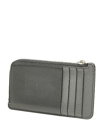 Loewe Loewe Logo Bicolor Fragment Case Wallet/Coin Purse/Business Card Holder/Card Gray Black Leather Women's LOEWE (view 2)