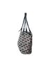 Michael Kors 100% Canvas Print Multi Color Gray Black Leather Tote One size - photo 2