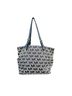 Michael Kors 100% Canvas Print Multi Color Gray Black Leather Tote One size - photo 1