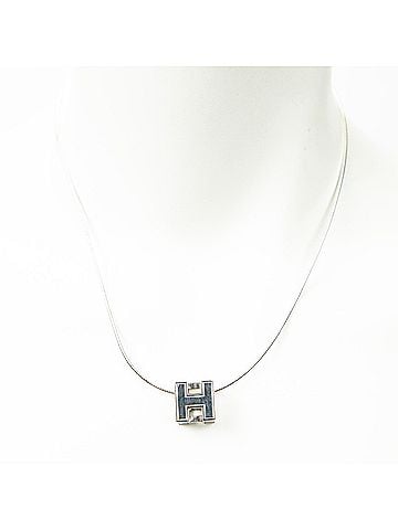 Hermes Leather Goods H Cube Pendant Necklace (view 1)