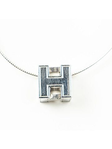 Hermes Leather Goods H Cube Pendant Necklace (view 2)