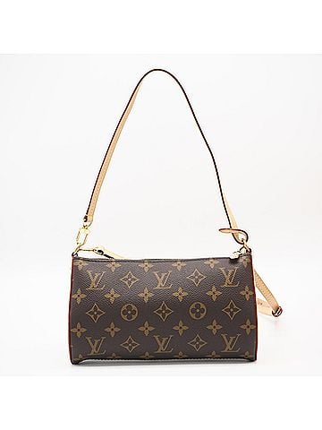 Louis Vuitton LOUIS VUITTON Monogram Pochette Tillette MIN M12859 Handbag Brown Beige Leather Women's (view 2)