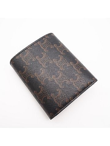 Céline CELINE Triomphe Canvas Small Flap Wallet, Tan 10D782CQH, Tri-fold Brown, Women's (view 2)