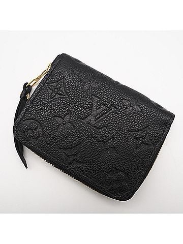Louis Vuitton LOUIS VUITTON Monogram Empreinte Zippy Coin Purse Noir M60574 Wallet/Coin Case for Women (view 2)