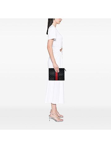 Gucci Guccissima Web Clutch (view 2)