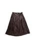 Talbots 100% Silk 100% Polyester Brown Silk Skirt Size 8 (petite) - photo 1