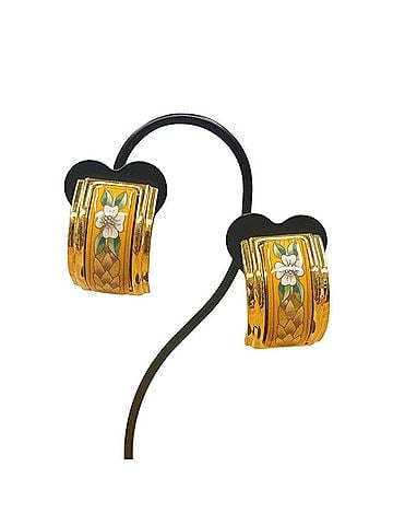 Hermès Hermes HERMES Earrings, Enamel GP Yellow Gold (view 2)