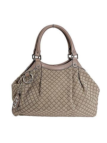 Gucci Gucci GUCCI Tote Bag Handbag Diamante Canvas Sukey 211944 Beige Brown (view 1)