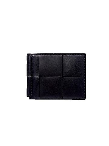 Bottega Veneta BOTTEGA VENETA Cassette Bi-fold Wallet 749453 Money Clip Black Lambskin Men's (view 1)