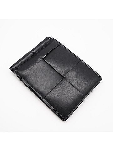 Bottega Veneta BOTTEGA VENETA Cassette Bi-fold Wallet 749453 Money Clip Black Lambskin Men's (view 2)