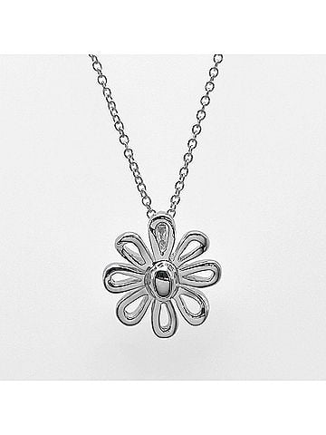 Tiffany & Co. TIFFANY&amp;Co. Tiffany Daisy Necklace, SV925 Silver, Women's (view 2)