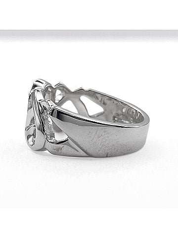 Tiffany & Co. TIFFANY&amp;Co. Tiffany &amp; Co. Paloma Picasso Triple Loving Heart Ring, SV925 7825 Silver, Women's (view 2)