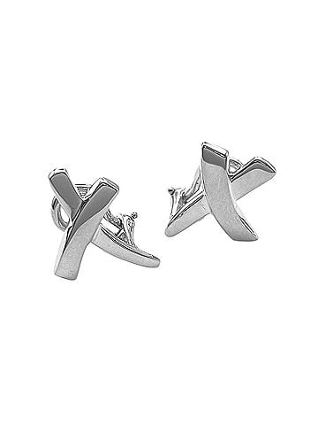 Tiffany & Co. TIFFANY&amp;Co. Tiffany &amp; Co. Paloma Picasso Kiss Earrings, SV925 Silver, Women's (view 1)