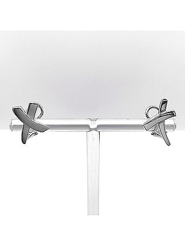 Tiffany & Co. TIFFANY&amp;Co. Tiffany &amp; Co. Paloma Picasso Kiss Earrings, SV925 Silver, Women's (view 2)
