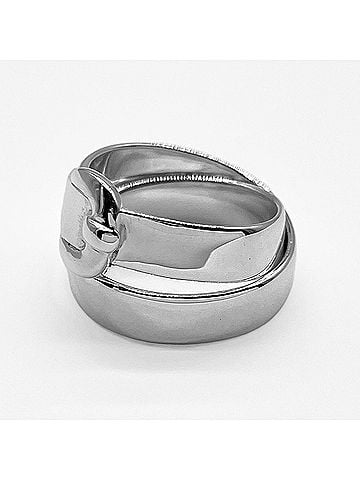 Hermès HERMES Double True Ring, SV925 7826, Silver, Women's (view 2)