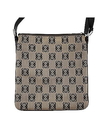 Loewe LOEWE Anagram Shoulder Bag, Canvas, Brown, Men's &amp; Women's (view 2)