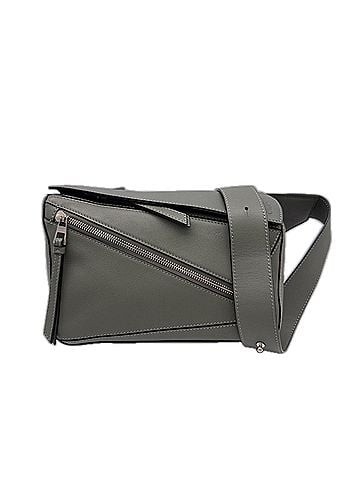 Loewe LOEWE Puzzle Bum Bag Small B510P35X09 Body Green Calf Leather Men's (view 1)