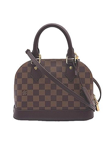 Louis Vuitton LOUIS VUITTON Damier Alma BB N41221 Handbag Brown Beige PVC Leather Women's (view 1)