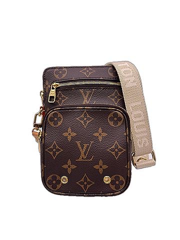 Louis Vuitton LOUIS VUITTON Monogram Utility Crossbody M80746 Shoulder Bag, Brown Beige, Women's (view 1)