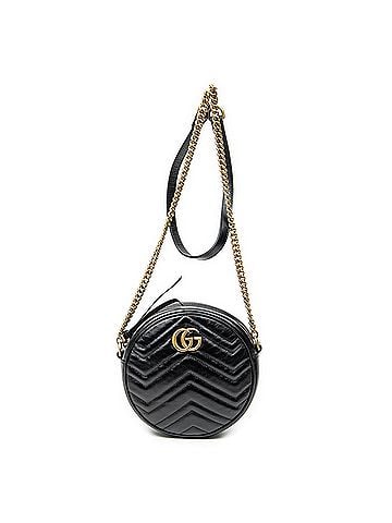 Gucci GG Marmont Chain Round Crossbody (view 1)