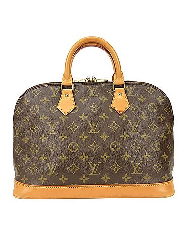 Louis Vuitton Louis Vuitton Alma handbag, older model, M51130, Monogram Brown, women's. LOUIS VUITTON (view 2)