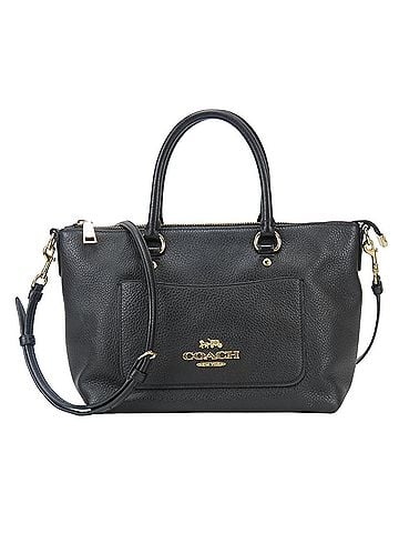 Coach Coach handbag F31455 Leather Black Gold Hardware Shoulder Bag for Women COACH (view 2)