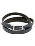 Hermes Leather Goods Black Behapi Triple Tour Bracelet One size - photo 1