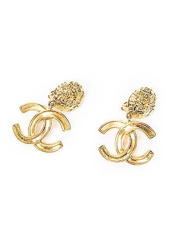 Chanel CC Pendant Clip On Earrings (view 1)